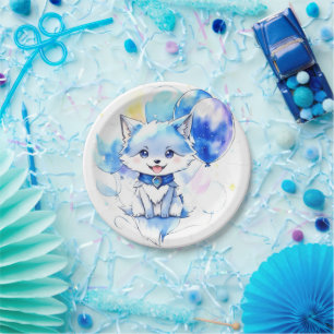 Wolf Verjaardag Papieren Bordje