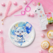 Wolf Verjaardag Papieren Bordje (Feest)