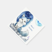 Wolf Verjaardag Servet (Hoek)