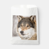 Wolf verjaardagsfeest jongen bedankzakje (Voorkant)