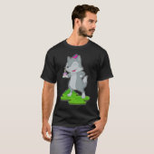 Wolf verjaardagstaart t-shirt (Voorkant volledig)