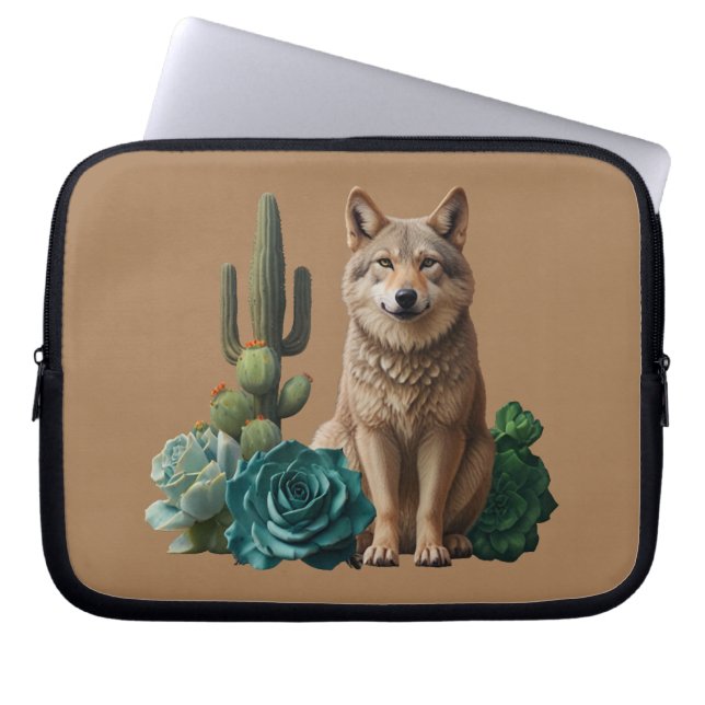 Wolf Vier: Laptop Sleeve (Voorkant)