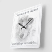 Wolf vierkante klok (Hoek)