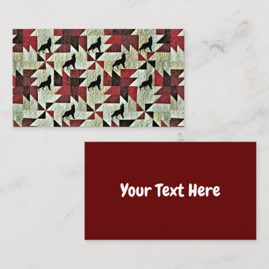 Wolf Visitekaartje (Voorkant / Achterkant)