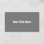 Wolf Visitekaartje (Achterkant)