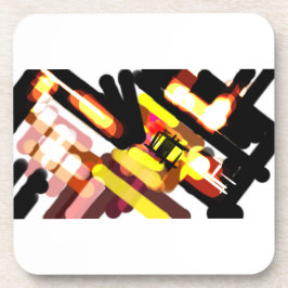 Wolf vlucht nacht bier onderzetter