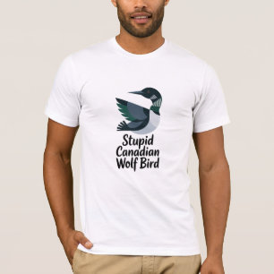 Wolf Vogel Shirt Mystiek Dierenhybride Ontwerp T-s