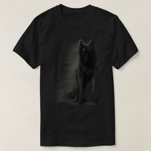 Wolf voor mannen, wolf, wolvenvrouwen, wolf maan t-shirt (Design voorkant)