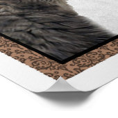 Wolf voor mijn zoon vergeet nooit je vader cadeau  poster (Hoek)