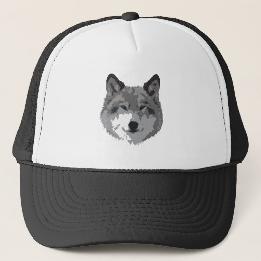 Wolf vrachtwagenhoed te koop. trucker pet (Voorkant)