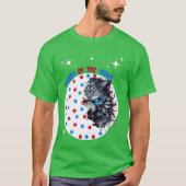 Wolf vriend van de maan jongen t-shirt (Voorkant)