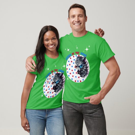 Wolf vriend van de maan jongen t-shirt (Unisex)