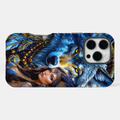Wolf & Vrouw Fantasie iPhone Hoesje (Achterkant horizontaal)