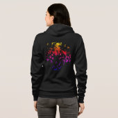 wolf vrouwen hoodie (Achterkant volledig)