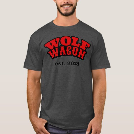 Wolf Wagon DJ Wolf 2020 T-shirt (Voorkant)
