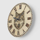 Wolf Wall Clock Grote Klok (Hoek)
