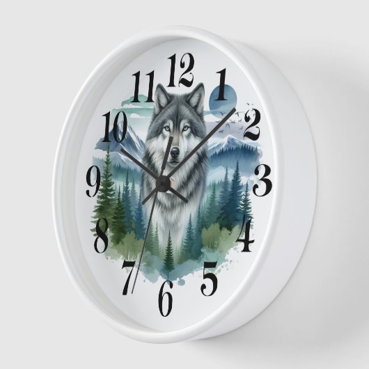 Wolf Wandklok (Hoek)