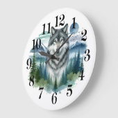 Wolf Wandklok (Hoek)