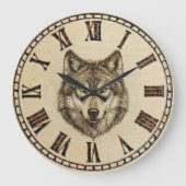 Wolf Wandklok (Voorkant)