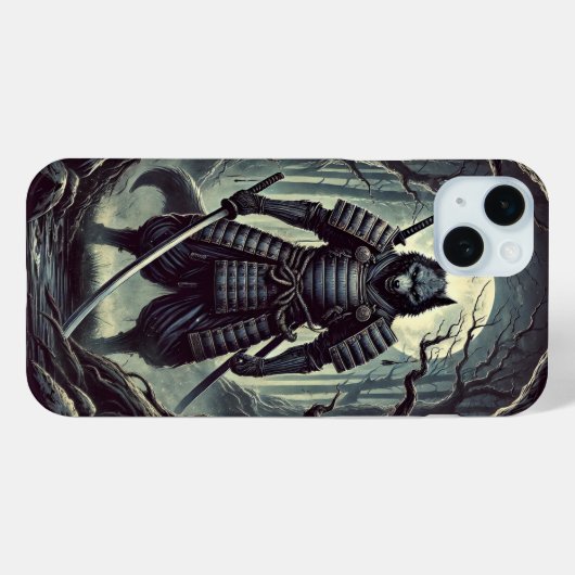 Wolf warrior - Iphone hoesje (Achterkant (horizontaal))