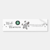 Wolf Warriors Bumpersticker (Voorkant)