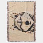 Wolf Watch Deken (Voorkant Verticaal)