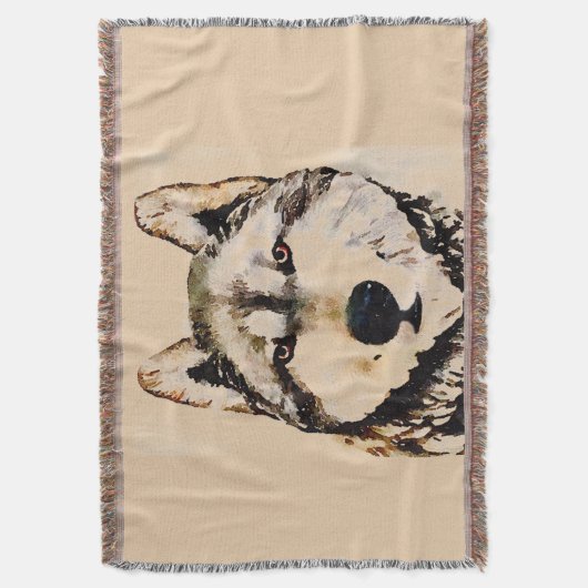 Wolf Watch Deken (Voorkant Verticaal)