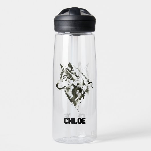 Wolf Waterfles (Voorkant)