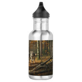 Wolf waterfles stijl 1 (Rechts)