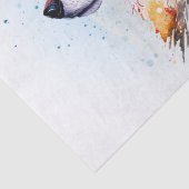 Wolf Waterverf Tissuepapier (Detail)