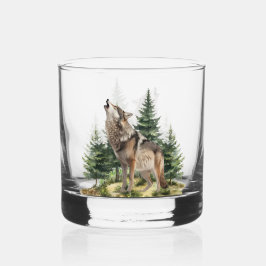 Wolf Whisky Glas