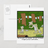 Wolf-Whistle Briefkaart (Voorkant / Achterkant)