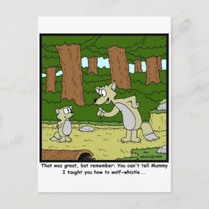 Wolf-Whistle Briefkaart