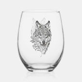 Wolf Wijnglas Zonder Voet (Voorkant)