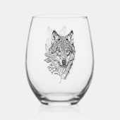 Wolf Wijnglas Zonder Voet (Achterkant)