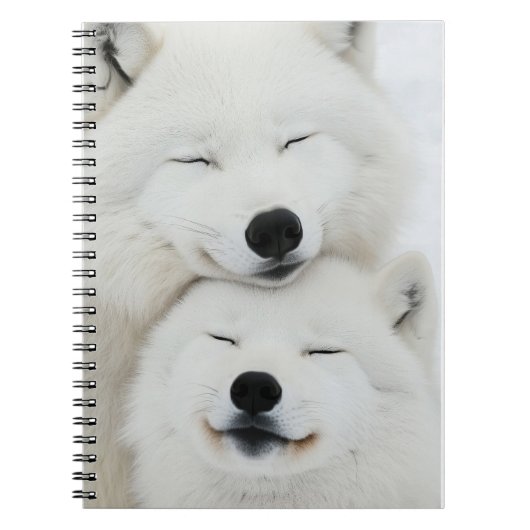 Wolf Wild Animal Loving Portrait Notitieboek (Voorkant)