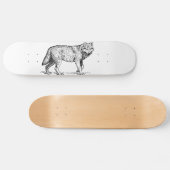 Wolf Wild Animal Persoonlijk Skateboard (Horizontaal)