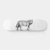 Wolf Wild Animal Persoonlijk Skateboard (Horizontaal)