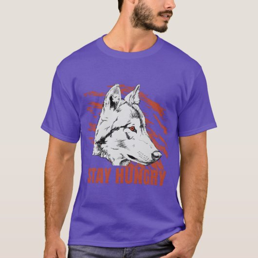 Wolf wild dier cadeau grappig t-shirt (Voorkant)