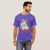 Wolf wild dier cadeau grappig t-shirt (Voorkant volledig)