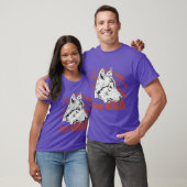 Wolf wild dier cadeau grappig t-shirt (Unisex)