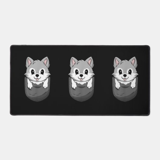 Wolf Wild Dierenvriend Hunter Zoology Bureaumat (Voorkant)