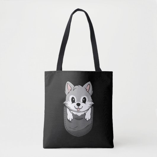 Wolf Wild Dierenvriend Hunter Zoology Tote Bag (Voorkant)