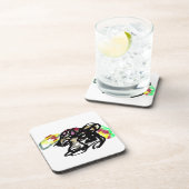 Wolf wild herfst bier onderzetter (Rechterzijde)