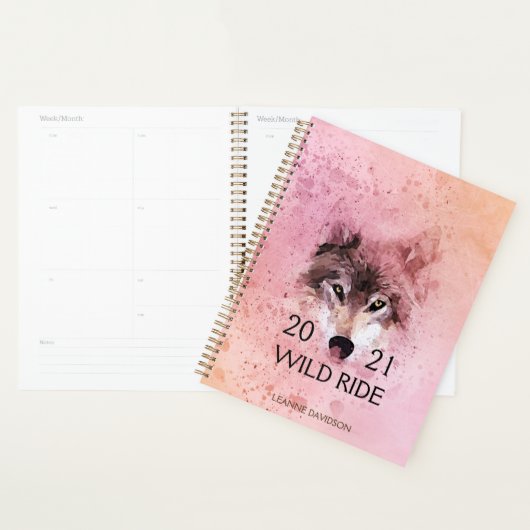 Wolf Wild Ride 2021 Natuur Planner (Display)