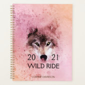 Wolf Wild Ride 2021 Natuur Planner (Voorkant)