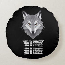 Wolf Wild Spirit Rond Kussen