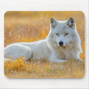 Wolf Wilde Dier Liefdevol Portret Muismat