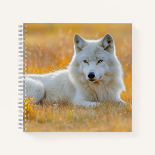 Wolf Wilde Dieren Liefdevol Portret Notitieboek