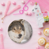 Wolf wilde jongen verjaardagsfeestje papieren bordje (Feest)